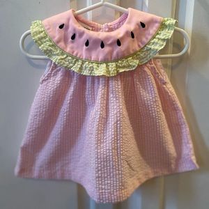 Class Club baby watermelon dress. Size 3m.